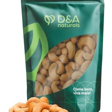 Imagem de Castanhas de Cajú W1 Inteiras Torradas Sem Sal 1kg