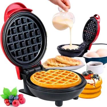 Imagem de Mini Waffle Elétrica Ideal Para Preparos Rápidos 110V - Relet, 110V