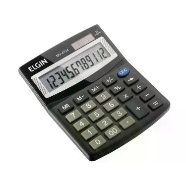 Imagem de Calculadora de Mesa Elgin MV- 4124 12 Dígitos - com Correção Dígito a