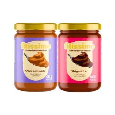 Imagem de Kit Doce De Leite E Brigadeiro - Zero Açúcar E Zero Lactose Fitissimo
