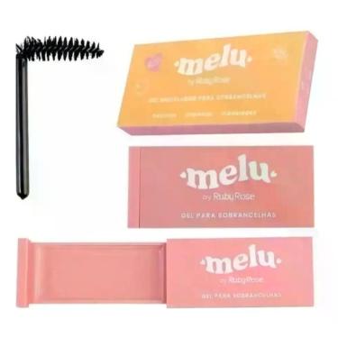 Imagem de Gel para sobrancelhas melu rrf518 alta fixação efeito natural - MELU b