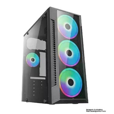 Imagem de Gabinete Gamer Brasil Pc Bpc-c3147 Sem Fonte 3 Fans