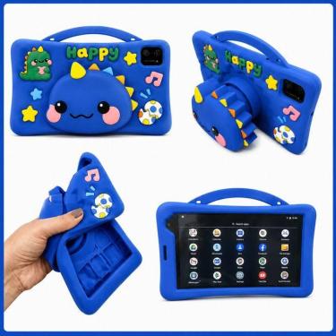 Imagem de Tablet Infantil Dinossauro Tablet Para Criança Silicone Entrega Grátis