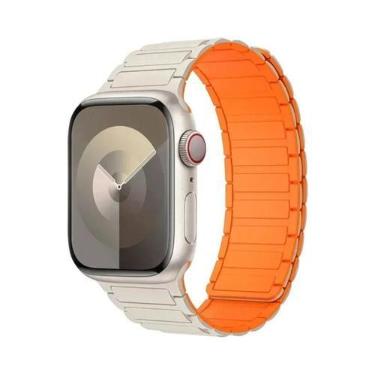 Imagem de Pulseira Esportiva Magnética De Silicone De 49mm 45mm 44mm 42mm 38mm 4