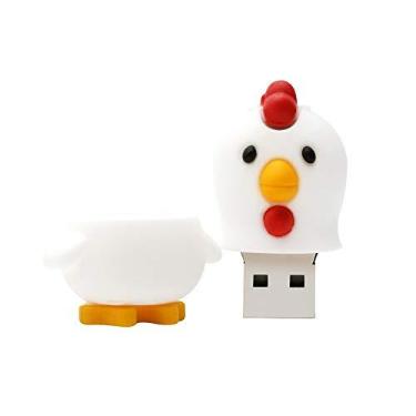 Imagem de 32GB Chicken Model USB 3.0 Flash Drive Memory Stick PenDrive Thumb Drive Jump Drive USB Flash Memory USB 3.0 Drive U Disk Pen Drive - Branco