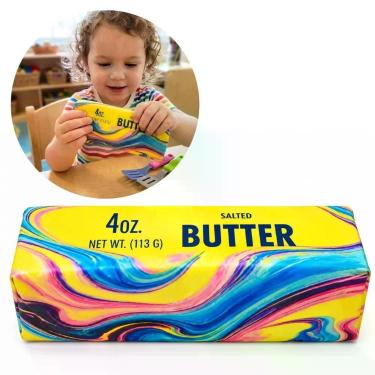 Imagem de Brinquedo Squishy Butter barra de Manteiga Antiestresse - Genrica