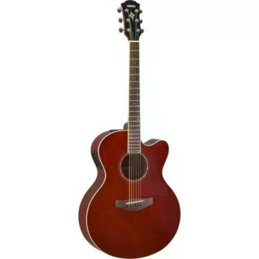 Imagem de Violão Eletroacústico Yamaha Cpx600 Aço Root Beer