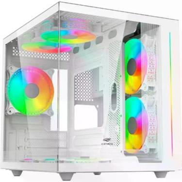 Imagem de Gabinete Gamer C3tech Aquarius MT-G810 sem Fans Branco