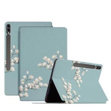 Imagem de Nuouxoco Capa protetora para Samsung Tab S9 Plus de 12,4 polegadas 2023, capa para tablet Samsung Galaxy Tab S9 FE Plus (SM-X610/X616/X810/X816B/X818U) capa protetora com suporte inteligente