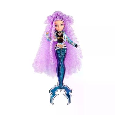 Imagem de Boneca Mermaze Mermaidz Core Riviera S1 Cauda Que Muda de Cor Articulada Azul Bky Dolls
