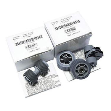 Imagem de SLON PA03740-K010 PA03740-K011 Conjunto de rolos para picaretas compatível com Fujitsu Fi-7600 Fi-7700 Fi-7700S Rolo de freio scanner