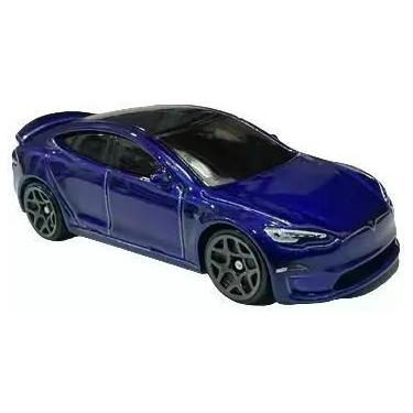 Imagem de Miniatura hot wheels - tesla model s plaid - hry91 -  238/250  - Matte