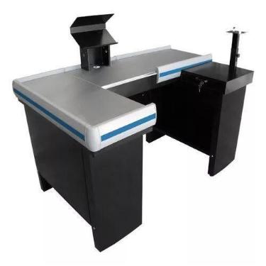 Imagem de Check-out Caixa Supermercado Kit Para Automação Gaveta 1,55 Cor Preto 