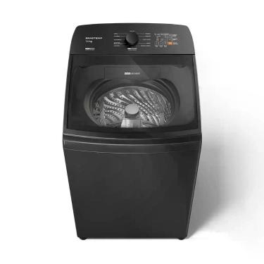 Imagem de Lavadora de Roupas Brastemp 14Kg Cinza Platinum com 12 Programas de La