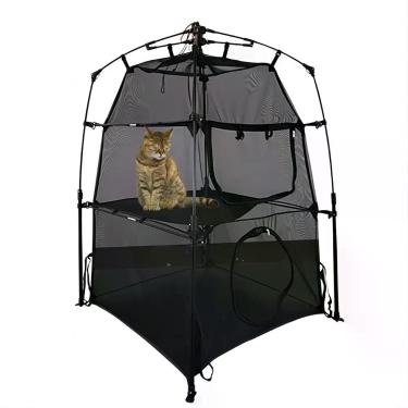 Imagem de Barraca para Gatos HI SUYI com 3 Camadas Portátil para Uso Externo
