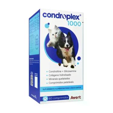 Imagem de Suplemento P/ Cães Condroplex 1000mg C/ 60 Comprimidos Avert