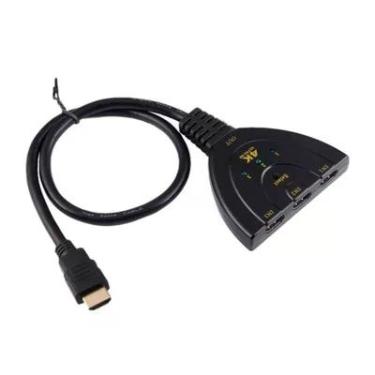 Imagem de Hub Switch HDMI, 3 Portas Em 1 FULL HD, Até 4k 3d