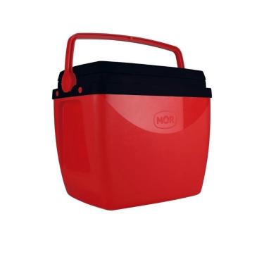 Imagem de Caixa Térmica 26L Vermelho e Preto - MOR