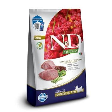 Imagem de N&D Quinoa Controle de Peso para Cães Adultos de Raças Mini e Pequenas Sabor Cordeiro 2,5Kg