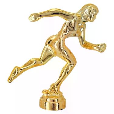 Imagem de Troféu Vitória Vencedor 600022 Atletismo Feminino 20cm Dourado para Premiações Esportivas
