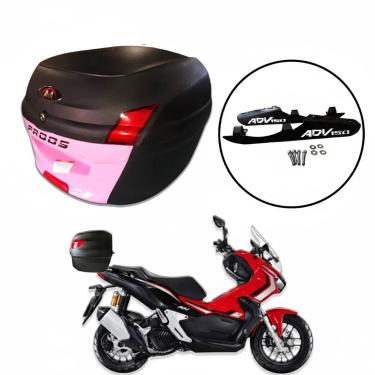 Imagem de Baú Moto Universal Awa 34 L com Suporte Adv 150, Rosa