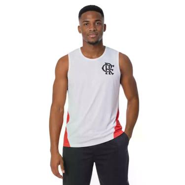 Imagem de Regata Betel Flamengo Gavea II-Masculino, Branco, G, Masculino