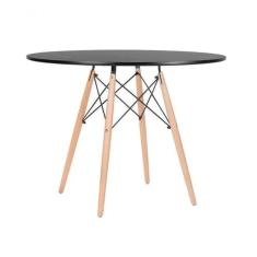 Mesa De Jantar Redonda Eames Eiffel 90Cm Preta - UNIVERSAL MIX Mesa De Jantar Redonda Eames Eiffel 90Cm Preta - UNIVERSAL MIX