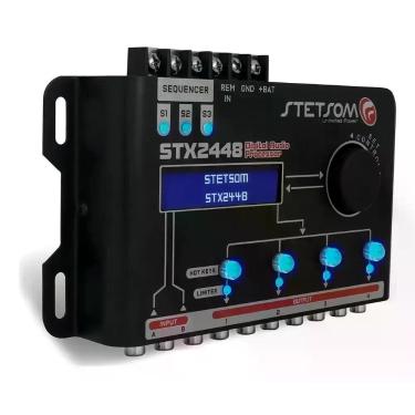 Imagem de Processador De Audio Stetsom Stx2448 Com Sequenciador Cor Pr - Congrat
