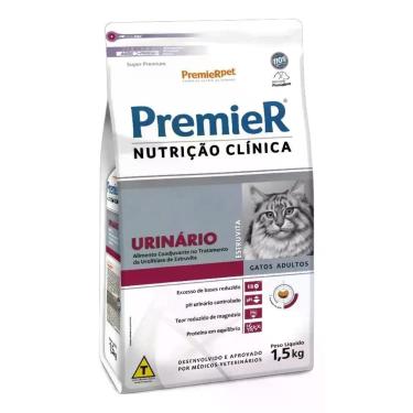 Imagem de Ração Seca Premier Nutrição Clínica Urinário Gatos Adultos 1 - Congrat