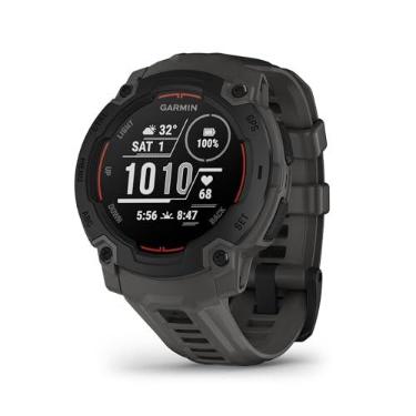 Imagem de Garmin Relógio Instinct E Preto com Grafite 45mm com Monitor Cardíaco de Pulso e GPS