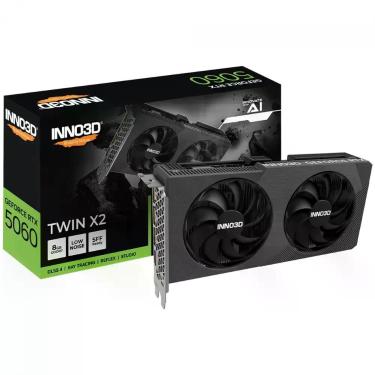 Imagem de Placa de Video INNO3D Geforce RTX 5060 8GB Twin X2 128 Bits GDDR7