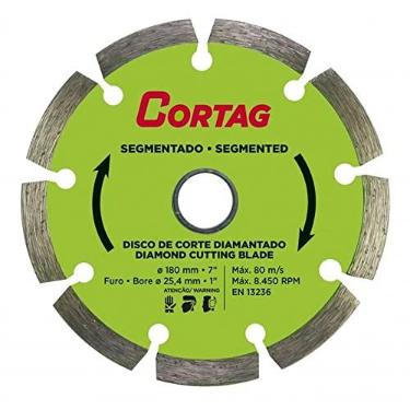 Imagem de DISCO DIAMANTADO SEGMENTADO 180 MM CORTAG