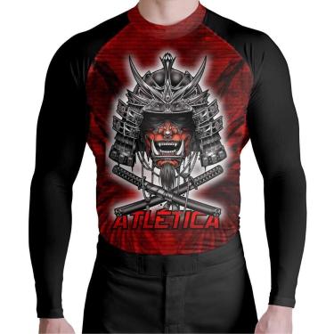 Imagem de Surf Shirt Red Samurai Atlética Esportes, M, Preto