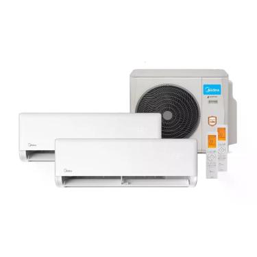 Imagem de Ar Condicionado Bi Split Midea 27000 BTUs (HW 12K+18K) Quente e Frio Inverter 220V R410A (38MBMTA27M5)
