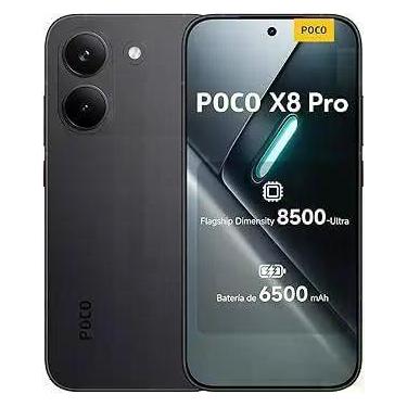 Imagem de Celular Xiaomi Poco 512GB 8GB RAM Black X8 Pro 5G - Poco X8 Pro, 512GB