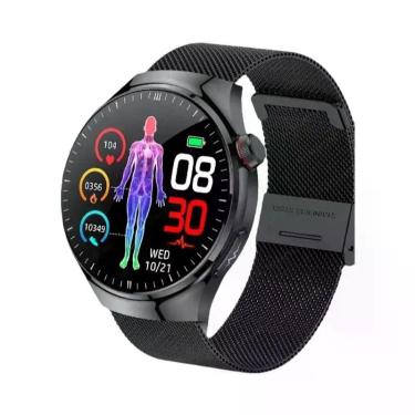 Imagem de Relógio Inteligente De Monitoramento De Saúde Masculina 24/7 ECG PPG L