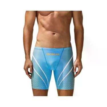 Imagem de Novo maiô masculino de cintura baixa, roupa de banho longa VORTEX GRAD