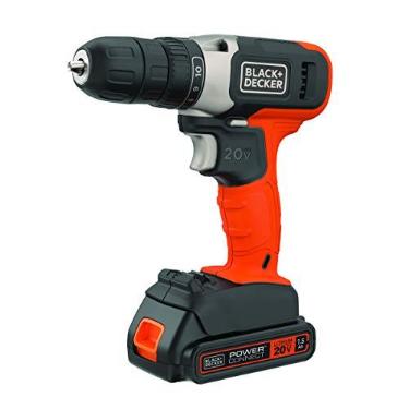 Imagem de BLACK+DECKER Furadeira e Parafusadeira BCD702C1 20V