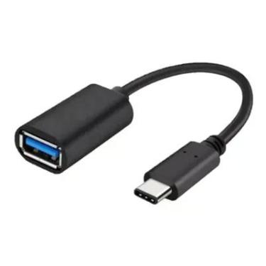Imagem de Cabo OTG Tipo C Lelong, Para Pen Drive, Moto One, Z, Z2, Z3 Play, X4, M, G6