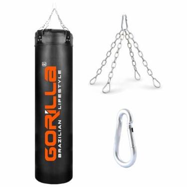 Imagem de Gorilla Saco de Pancada Grande 180 cm Boxe Muay Thai Treino Profissional Equipamento para Luta em PVC