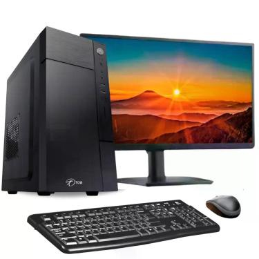 Imagem de Computador Completo Intel i5 8GB SSD 480GB Win10 Pro Trial Monitor 19