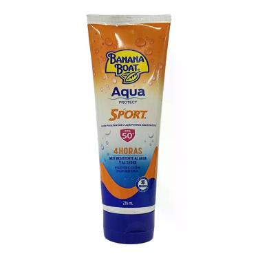 Imagem de Loção Protetora Solar UVA/UVB Aqua Protect Sport FPS 50+ Banana Boat 2