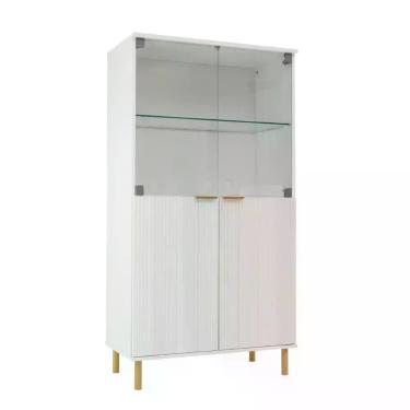 Imagem de Cristaleira Ditália 4 Portas E-964 Branco