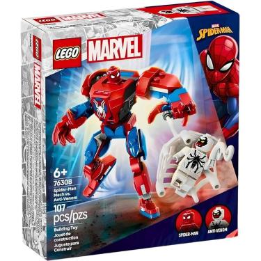 Imagem de Lego Marvel Robô do Homem-Aranha vs Anti-Venom 76308, 107 unidades