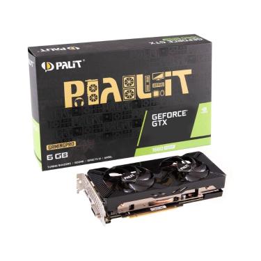 Imagem de Placa de Vídeo Palit GeForce GTX 1660 - 6GB GDDR6 192 bits Gaming Pro 