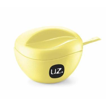Imagem de Açucareiro Plástico Para Servir Com Tampa Colher Bpa Free Uz - Uz Util