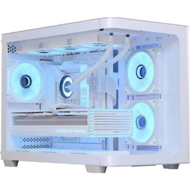 Imagem de Gabinete Gamer Aerocool ATX P300C Branco Lateral Vidro