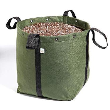Imagem de Vaso De Feltro Com Alças 80 Litros Plantas Indoor - King Pot (Verde)