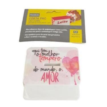 Imagem de Cortador Sachê Naxos Magnético para Leite e Tetrapack Decorativo com I