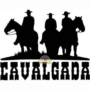 Imagem de Adesivo Cavalgada SV2014 - Preto - Selaria Vertentes, Preto